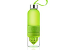 asobu 600ml Green Twist N Go Fruit Blender Water Bottle