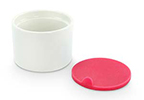Cookut 9cm Ceramic Ramekin with Pink Silicone Lid