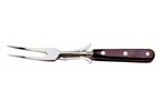 Gustav 6in Short Prong Fork With Guard - Riveted Handle