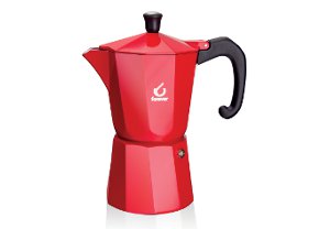 Forever Super Colour Red 3 Cup Espresso Pot KG120131