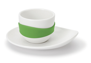 PO: Leaf Set 4 Olive Espresso Cups PO14817