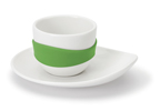PO: Leaf Set 4 Olive Espresso Cups