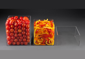 Rosseto Chop Box - Clear - 1 Large, 1 Small, 1 Rise RTORCHOP