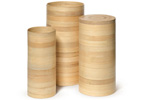 Rosseto Set of 3 Bamboo Tall Risers