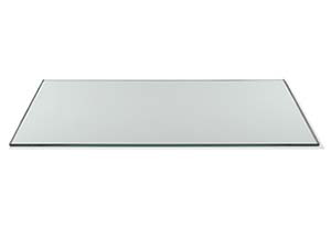 Rosetto 580 x 356mm Rectangular Clear Tempered Glass Platter RTXSCGTR33