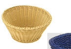 Saleen Navy Blue Round Basket
