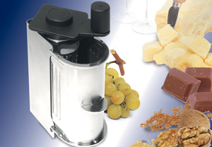 Acea Table Grater For Parmesan, Nutmeg & Chocolate, Stainless Steel & Black ACCHEESE