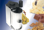 Acea Table Grater For Parmesan, Nutmeg & Chocolate, Stainless Steel & Black