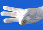 Gilberts Food Service White Cut Resist Glove, 11/34cm